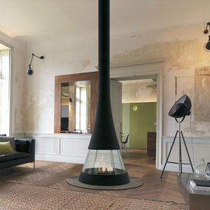 chimenea de leña
