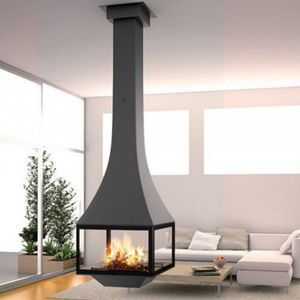 chimenea de leña