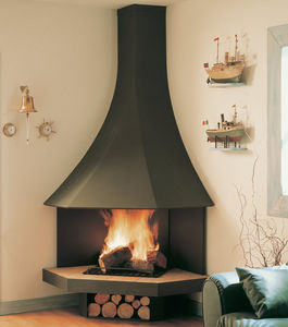 chimenea de leña