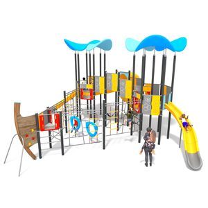estación de juego para parque infantil