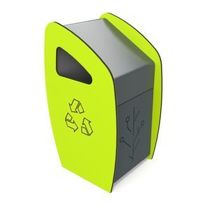 cubo de basura público