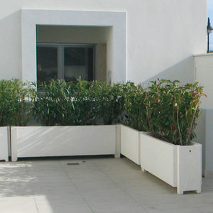 jardinera de hormigón