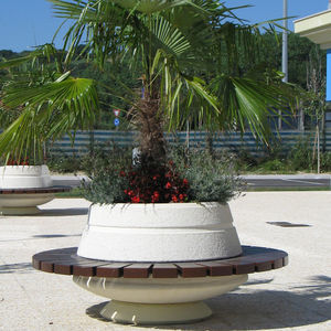 jardinera de hormigón
