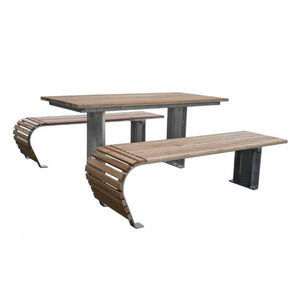 mesa de pícnic contemporánea
