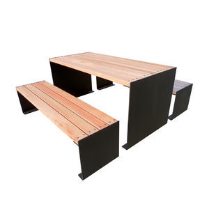 mesa de pícnic contemporánea