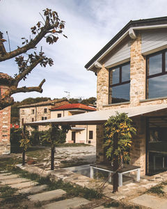pérgola adosada