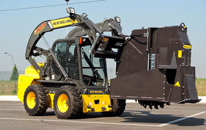 minicargadora de 4 ruedas directrices