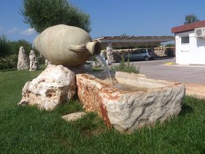 fuente de jardín