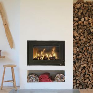 Chimenea insertable de 3 caras - VISIO 3:1 - RAIS - de leña