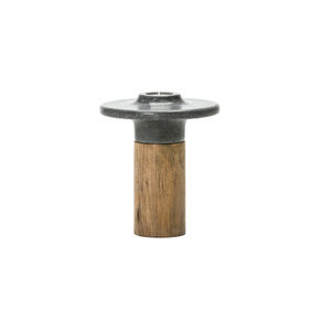 portavelas de madera
