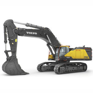 excavadora con orugas