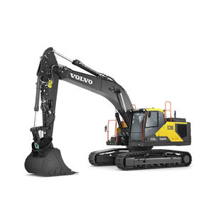 excavadora con orugas
