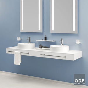 encimera de lavabo doble
