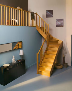 escalera en L