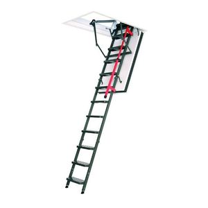 escalera elevada de metal