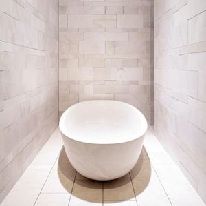 bañera ovalada
