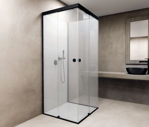 cabina de ducha de vidrio