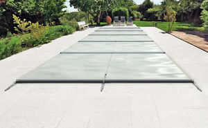 cubierta para piscina manta con barras