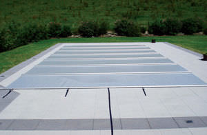 cubierta para piscina con barras