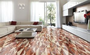 baldosas de interior / de suelo / de mármol / con motivos geométricos