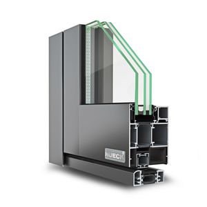 perfil para puerta de aluminio