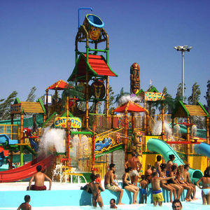 estación de juego para parque acuático