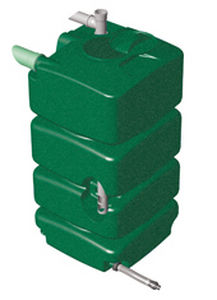 tanque para la captación de agua de lluvia