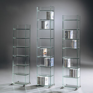 mueble para CD/DVD de madera