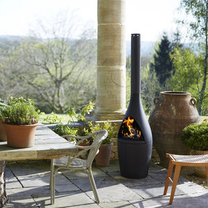 chimenea de leña