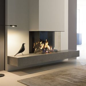chimenea de gas natural