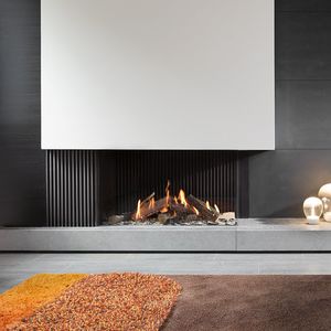 Chimenea de gas - GP 110/79T - Kalfire Fireplaces - contemporánea / en
