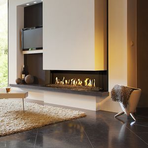 Chimenea de gas natural - GP105/59F - Kalfire Fireplaces - eléctrica
