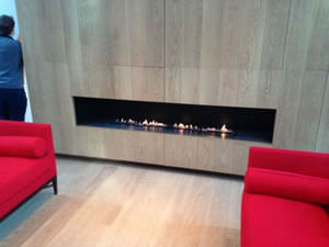 chimenea de gas