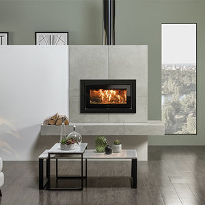 chimenea insertable de leña
