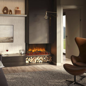 chimenea insertable de 3 caras