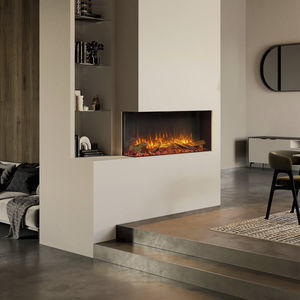 chimenea insertable de esquina