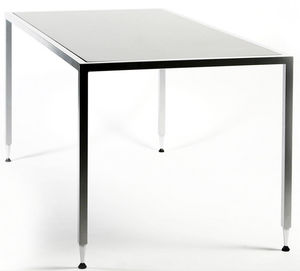 mesa de trabajo contemporánea / de madera / rectangular / cuadrada