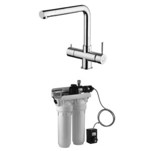 grifo bimando para lavabo