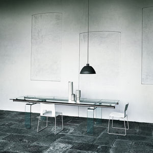 silla contemporánea / giratoria / apilable / 100 % reciclable