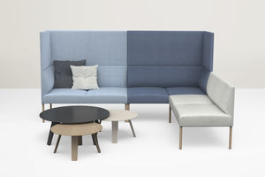 banqueta modular / de diseño escandinavo / de tejido / para el sector servicios