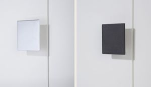 tirador para mueble de metal cromado