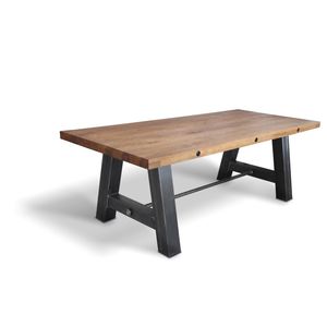 mesa de comedor de diseño industrial