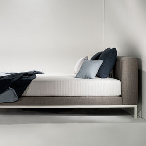 cabecero para cama doble / contemporáneo / de tejido / de cuero