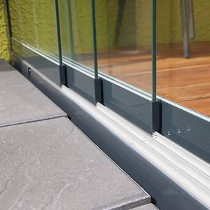 perfil para puerta de aluminio
