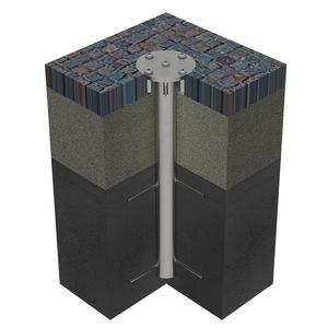 base para sombrilla de hormigón