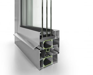 perfil de ventana de metal