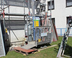 montacargas para obra