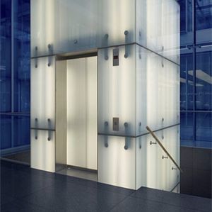 panel de construcción de vidrio