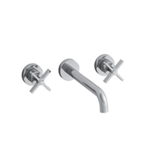 grifo bimando para lavabo