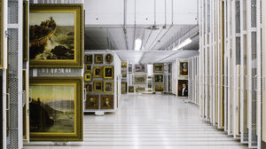 bastidor para obras de arte de corredera